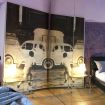 Camera da letto matrimoniale con gigantografia - Casa Rossa