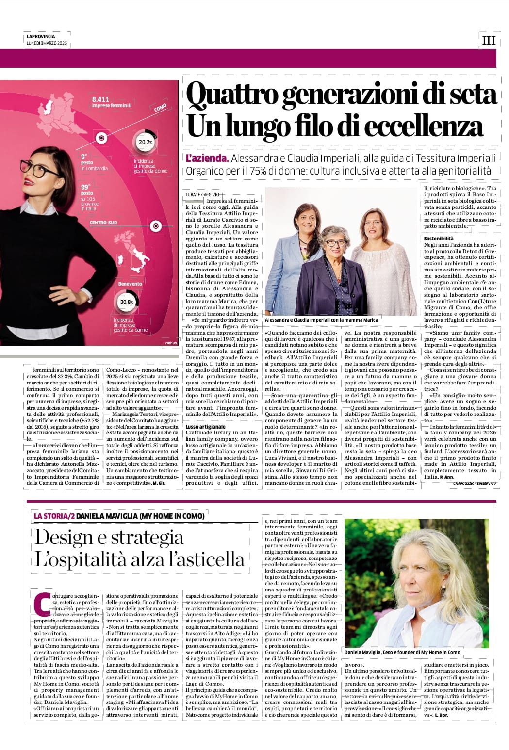 My Home in Como Article