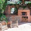 Due poltroncine da esterno in vimini - Giardino di Michela