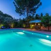 Bellissima veduta della piscina illuminata - Giardino di Michela