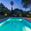 Illuminazione notturna della piscina - Giardino di Michela