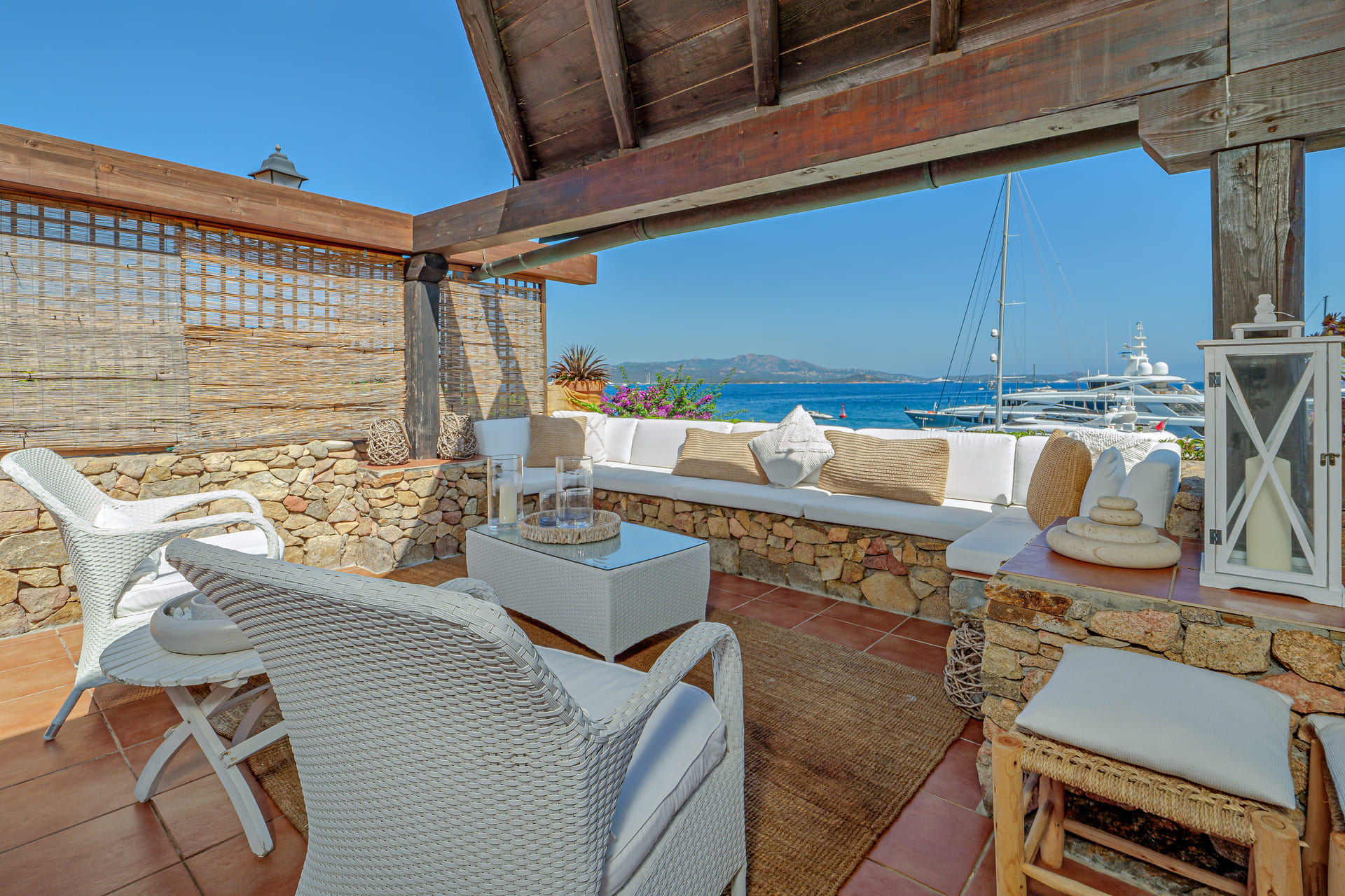 Seaside houses in sardinia