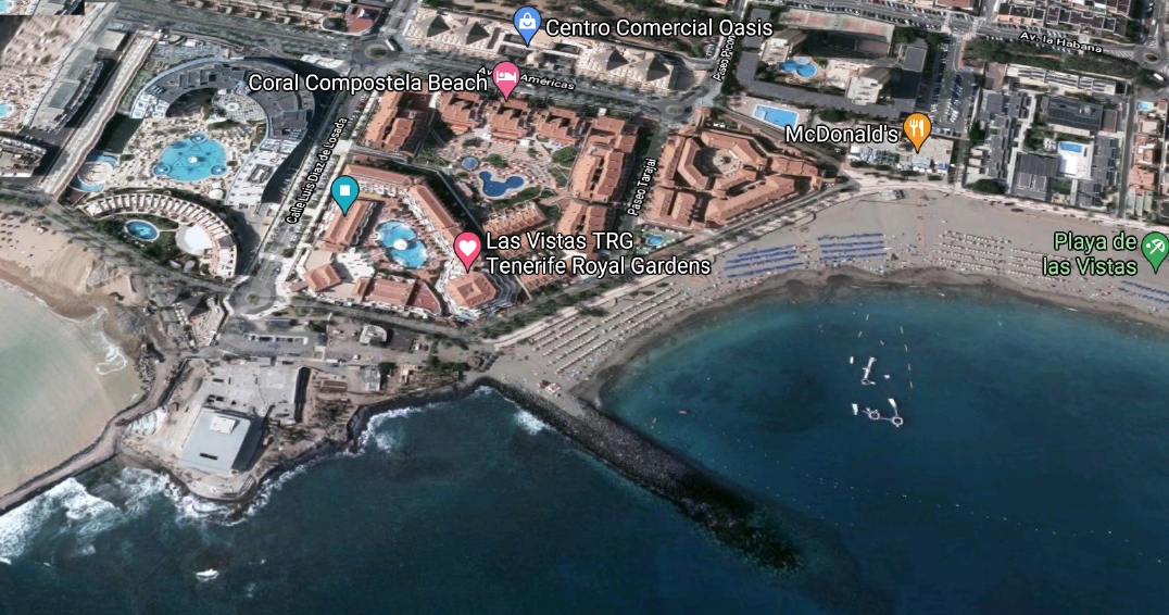Las Vistas mappa